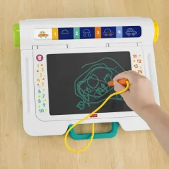 Fisher price Fisher-Price Escritorio Aprende y Garabatea Pizarra con Pantalla LCD><noscript><img width=