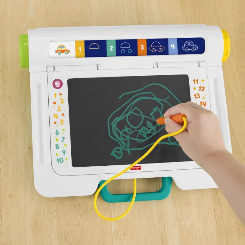 Fisher price Fisher-Price Escritorio Aprende y Garabatea Pizarra con Pantalla LCD> Creativos