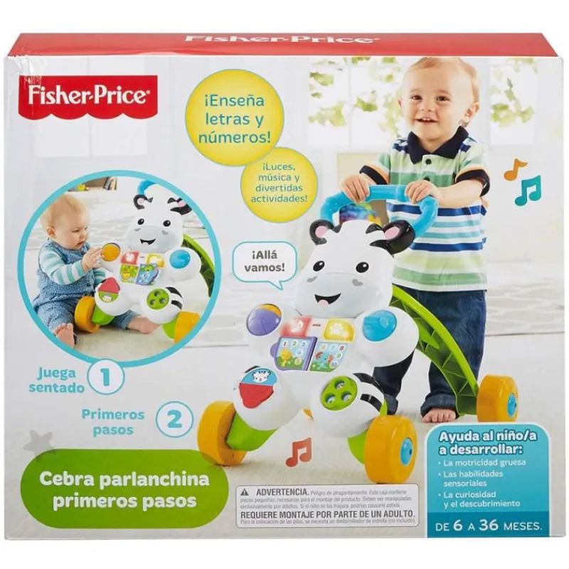 Fisher price Fisher-Price Ríe y Aprende Cebra Parlanchina Primeros Pasos> Primera Infancia