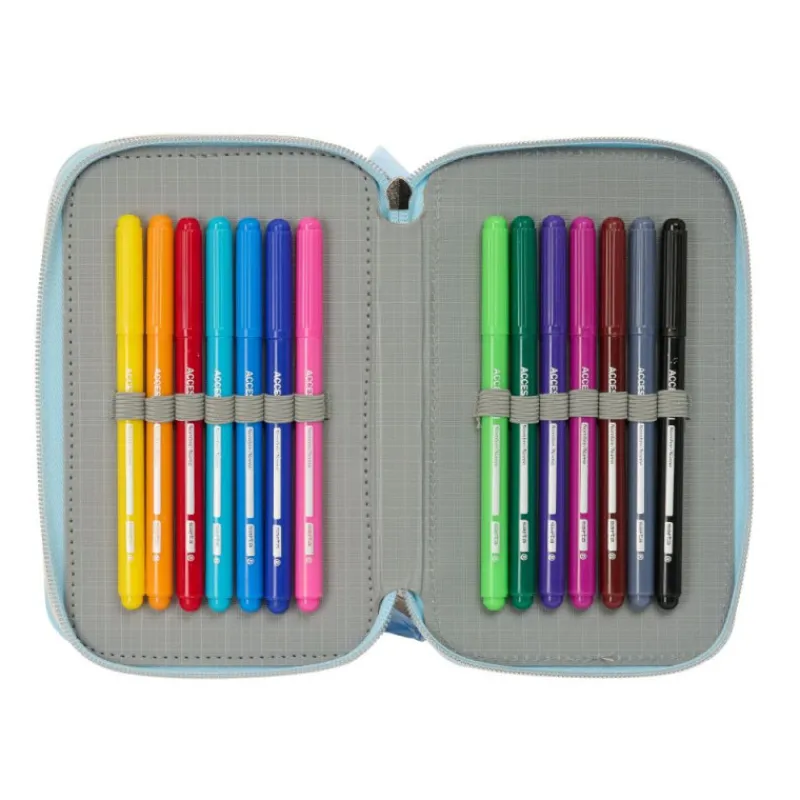Frozen Ice Magic Plumier Triple 37 Piezas> Vuelta Al Cole