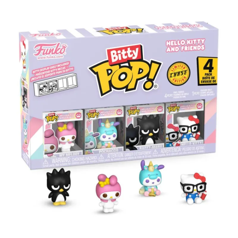 Funko Bitty Pop! Hello Kitty and Friends Pack 4 Figuras de Vinilo Varios Modelos> Fan Zone|Figuras Acción