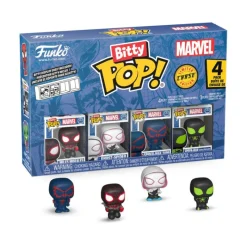 Funko Bitty Pop! Marvel Pack 4 Figuras de Vinilo Miles Morales> Fan Zone|Figuras Acción