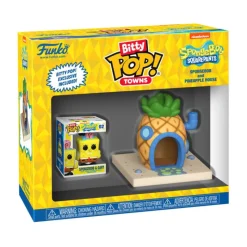 Funko Bitty Pop! Towns Bob Esponja Figura de Vinilo Bob Esponja y Casa Piña> Fan Zone|Figuras Acción