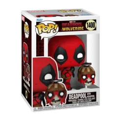 Funko Pop! Deadpool Wolverine Figura de Vinilo Deadpool con Cabeza Voladora> Fan Zone|Figuras Acción