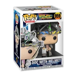 Funko Pop! Movies Regreso al Futuro Figura de Vinilo Doc con Casco> Fan Zone|Figuras Acción