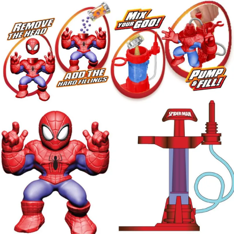 Goo jit zu Hero Creator SPIDER-MAN> Figuras Acción