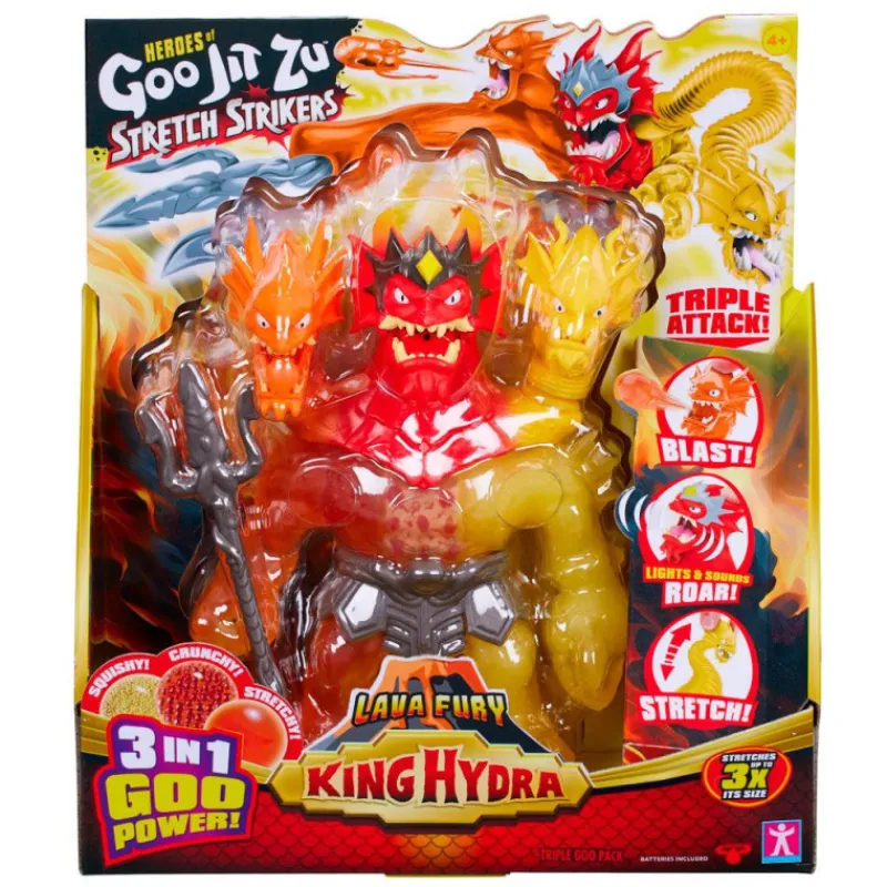 Goo jit zu King Hydra Lava Fury> Figuras Acción
