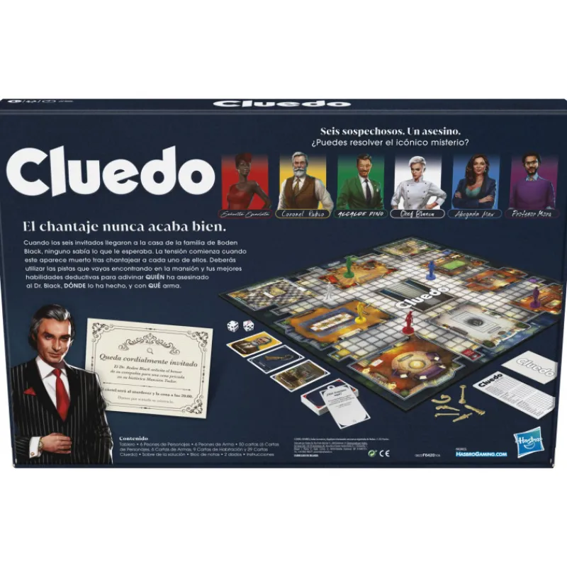 Hasbro gaming Cluedo Juego de Mesa> Juegos De Mesa