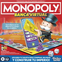 Hasbro gaming Monopoly Banca Virtual Juego de Mesa> Juegos De Mesa