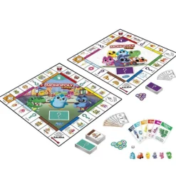 Hasbro gaming Monopoly Junior 2 Juegos en 1 Juego de Mesa> Juegos De Mesa