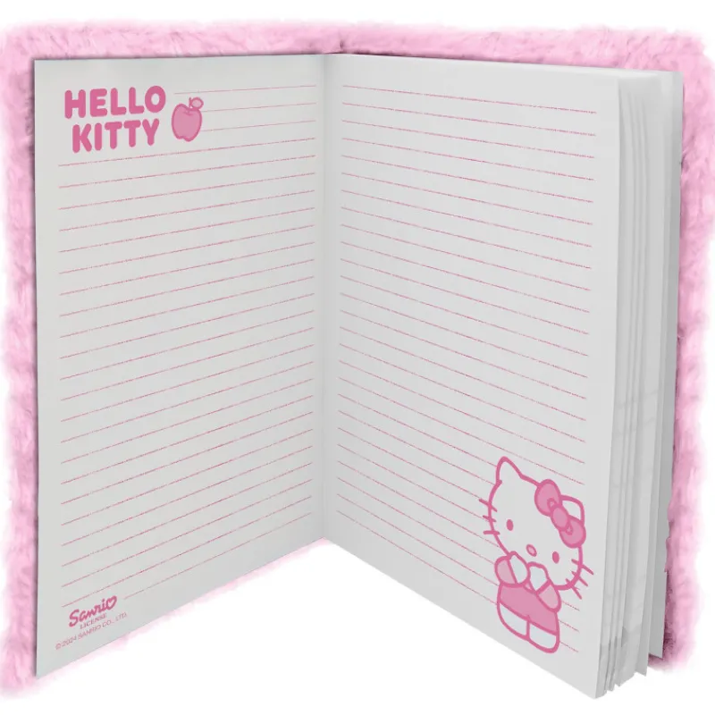 Hello Kitty Libreta Plush> Imitación|Vuelta Al Cole