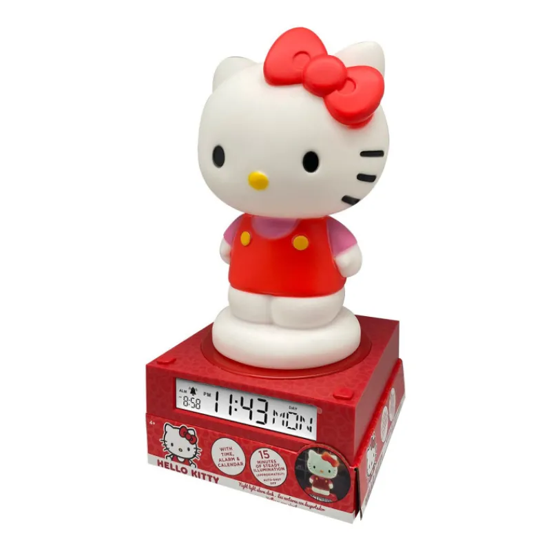 Hello Kitty Lámpara 3D con Despertador> Juguetes Electrónicos