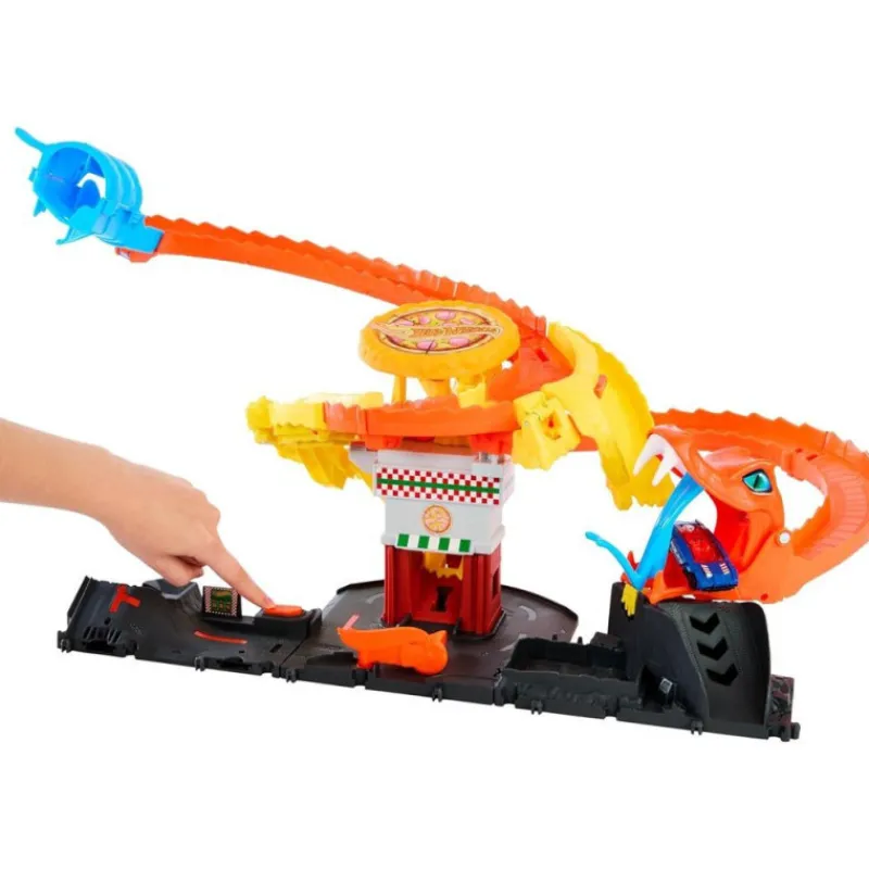 Hot wheels City Ataque Pizza Slam Cobra> Vehículos Y Pistas