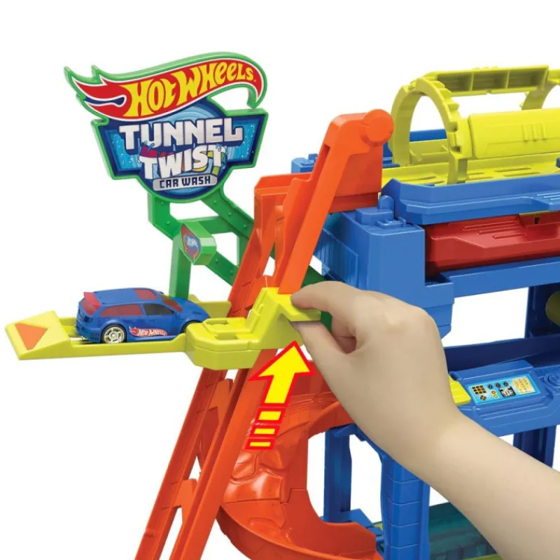 Hot wheels Color Shifters Autolavado De Túnel En Espiral> Vehículos Y Pistas