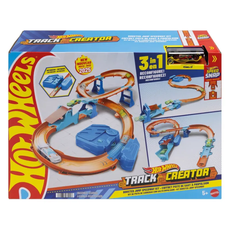 Hot wheels Conjunto de Juego Circuito Supersalto de Track Creator con Coche> Vehículos Y Pistas