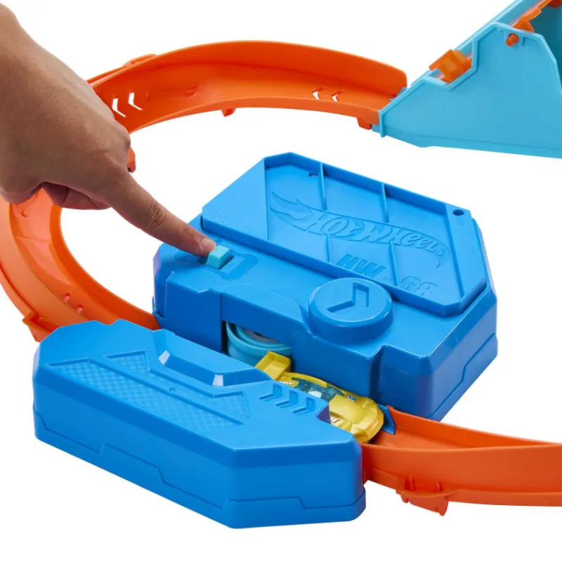 Hot wheels Conjunto de Juego Circuito Supersalto de Track Creator con Coche> Vehículos Y Pistas