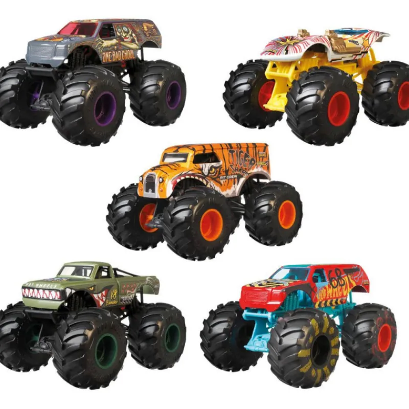 Hot wheels Monster Trucks Vehículos Grandes Varios Modelos> Vehículos Y Pistas