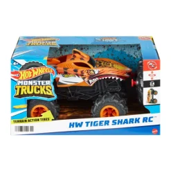 Hot wheels Monster Trucks Coche Teledirigido, HW Tiger Shark RC> Vehículos Y Pistas