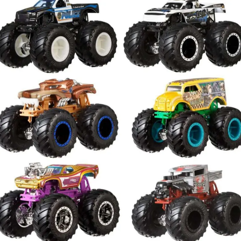 Hot wheels Monster Trucks Duetos Demolición 1:63 Varios Modelos> Vehículos Y Pistas