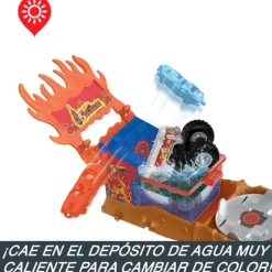 Hot wheels Monster Trucks Arena Smashers Color Shifters 5 Alarm Rescue><noscript><img width=