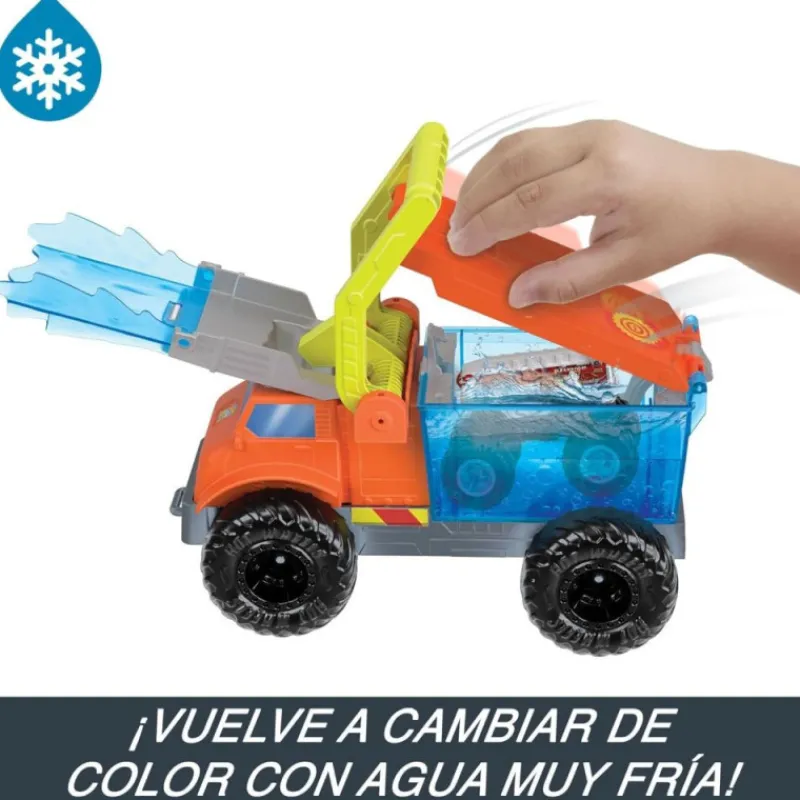 Hot wheels Monster Trucks Arena Smashers Color Shifters 5 Alarm Rescue> Vehículos Y Pistas