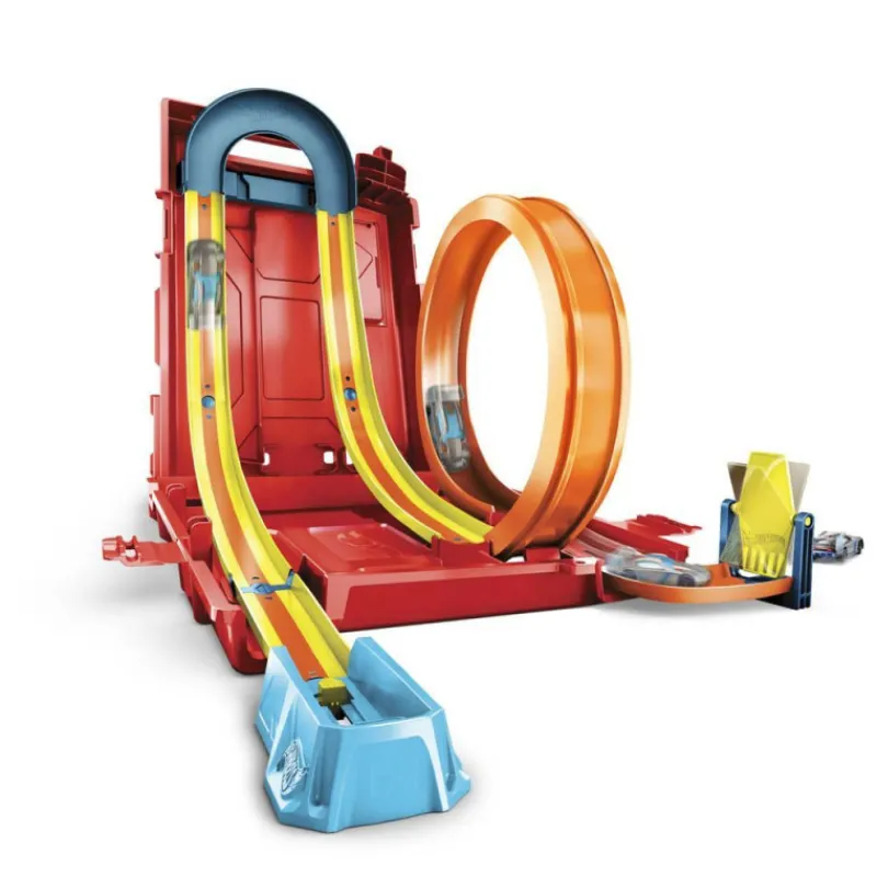Hot wheels Track Builder Bidón de Acrobacias> Vehículos Y Pistas