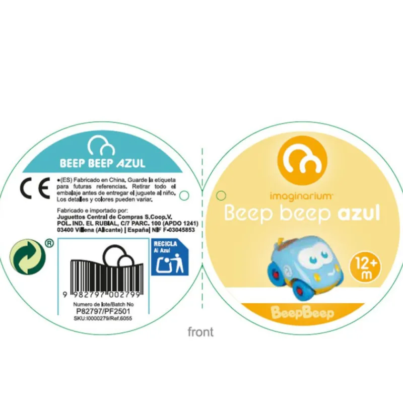 Imaginarium Beep Beep Azul> Vehículos Y Pistas