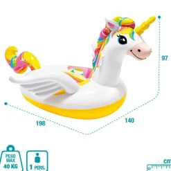 Otras marcas INTEX Unicornio Hinchable 198 x 140 x 97 cm.><noscript><img width=