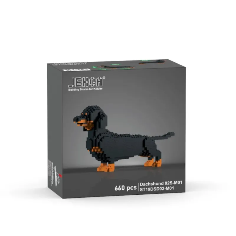 Jekca Perro Salchica 02-M01 Kit de Construcción> Construcción|Fan Zone