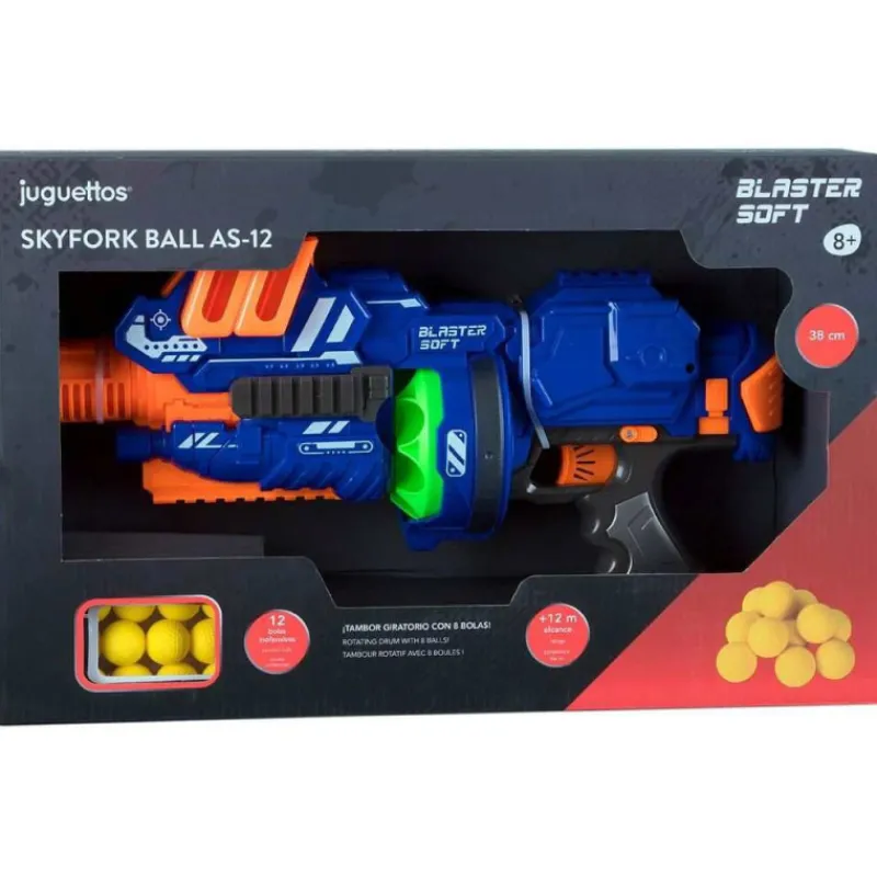 Juguettos Blaster Soft Pistola Skyfork Ball AS-12> Juguetes Deportivos