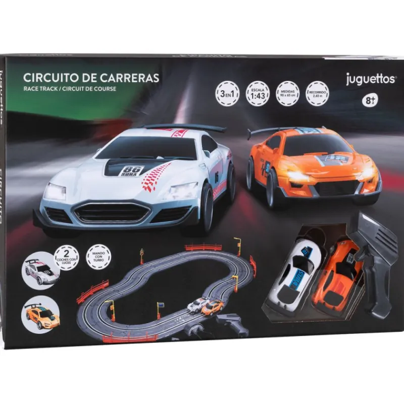 Juguettos Circuito de Carreras> Vehículos Y Pistas