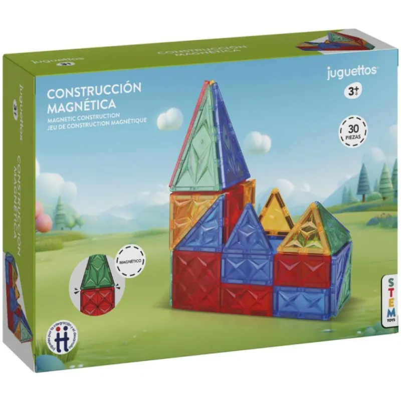 Juguettos Construcción Magnética 30 Piezas> Construcción