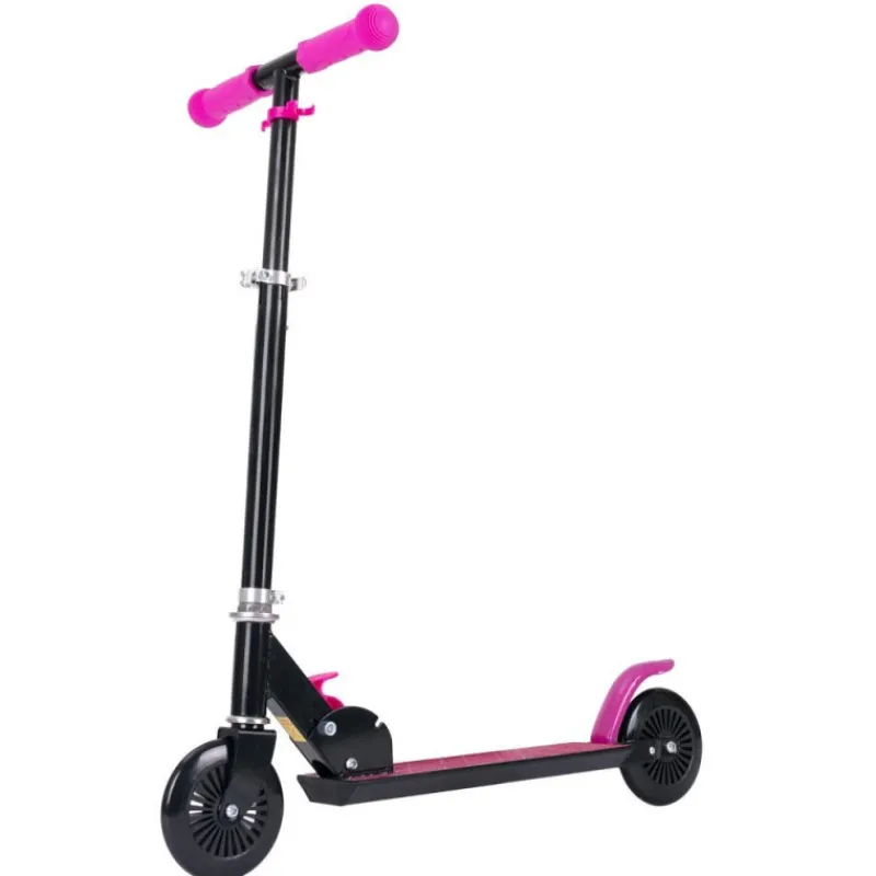Juguettos Patinete de Aluminio Negro y Rosa> Juguetes Deportivos