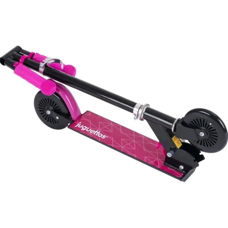Juguettos Patinete de Aluminio Negro y Rosa> Juguetes Deportivos