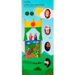 Juguettos Teatro con 4 Marionetas de Caperucita Roja><noscript><img width=