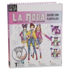 Otras marcas Kit Para Colorear Fashion Stencil & Style> Creativos