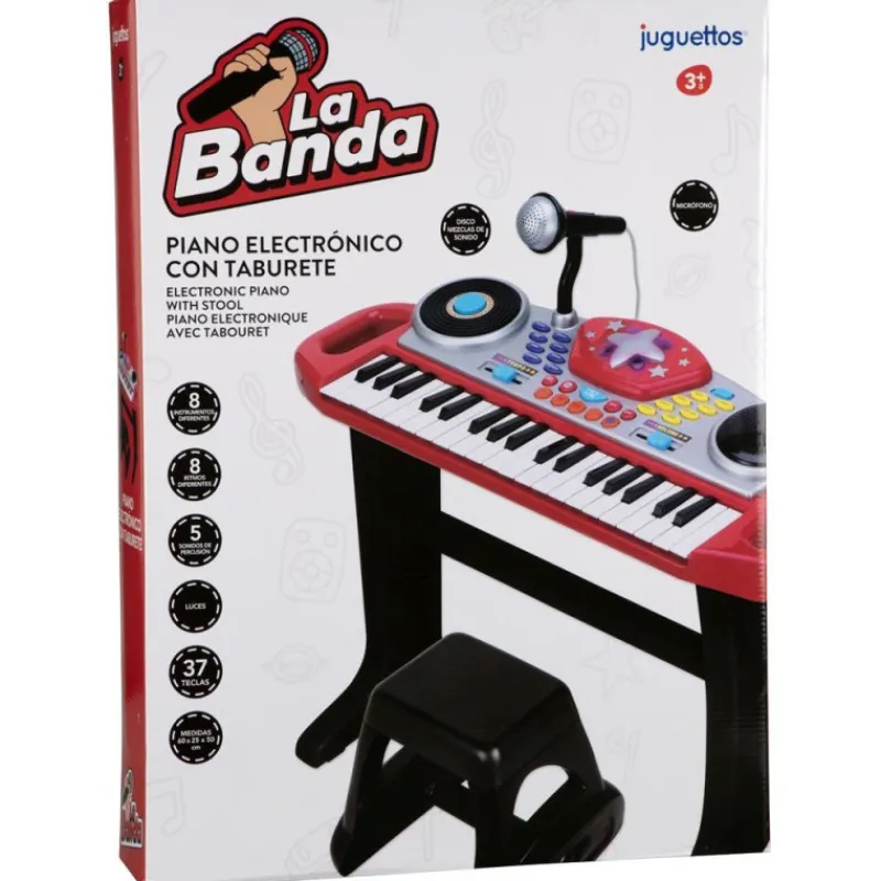 La banda Piano Electrónico con Taburete> Musicales