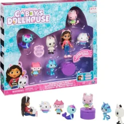 La casa de munecas de gabby La Casa De Muñecas De Gabby Set De Figuras Deluxe><noscript><img width=