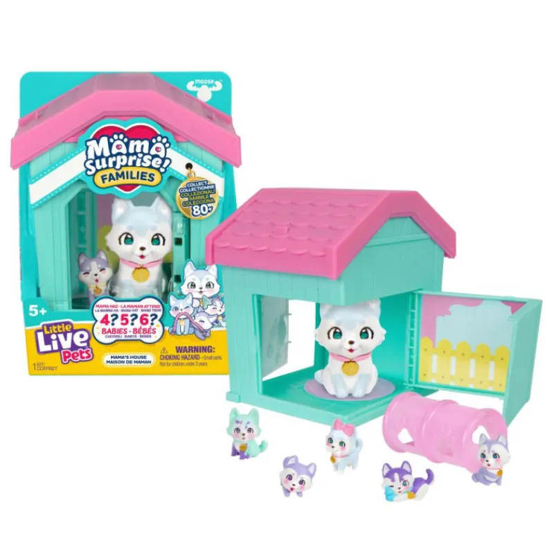 Little live pets Mama Surprise Families Mascota con Casita Varios Modelos> Figuras Acción