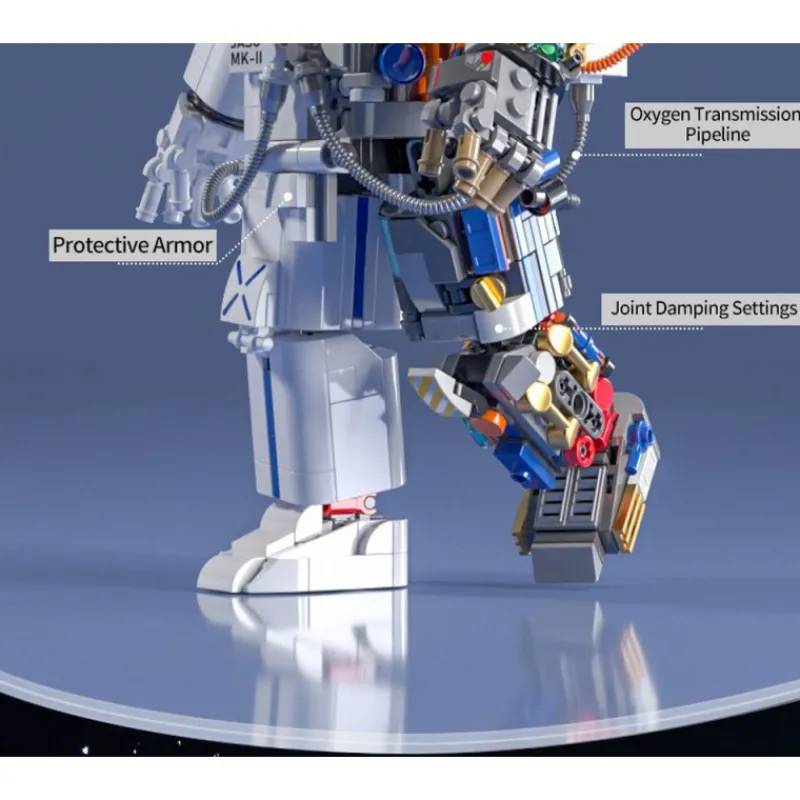 Madnesstoys Bricks Space Models Astronaut> Construcción|Fan Zone