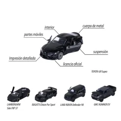 Otras marcas Majorette Pack 5 Coches Negros Black Edition><noscript><img width=