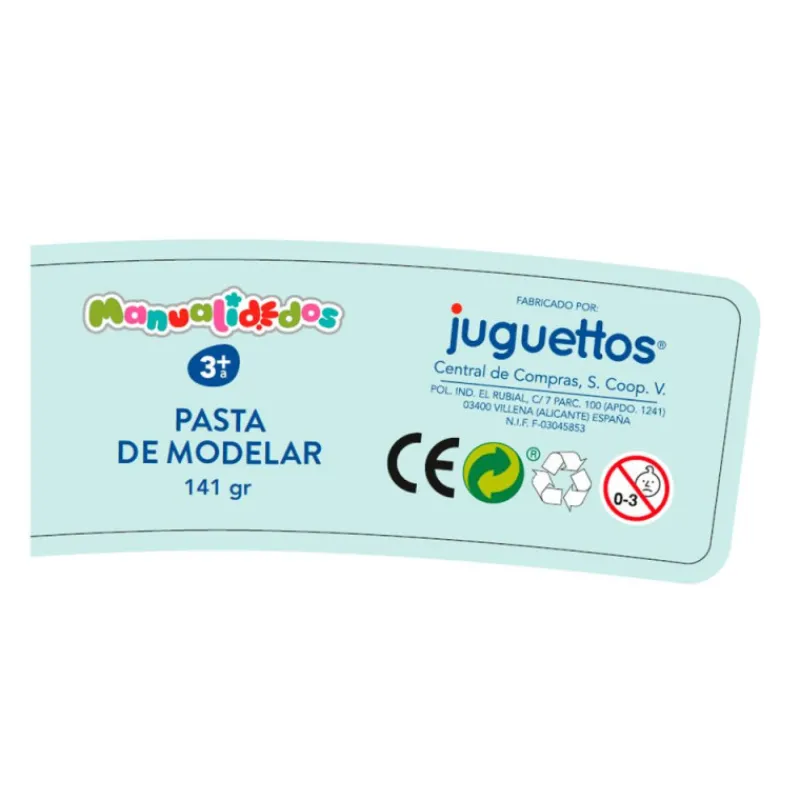 Manualidedos 5 Botes Pasta de Modelar> Creativos
