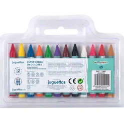 Manualidedos 12 Ceras de Colores> Creativos|Juguetes Educativos