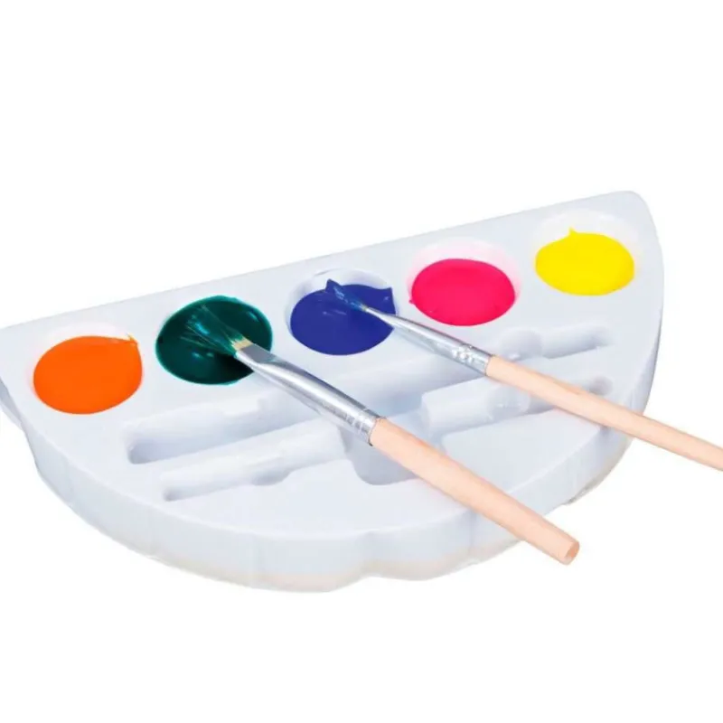 Manualidedos Estuche Témperas con 2 Pinceles> Creativos
