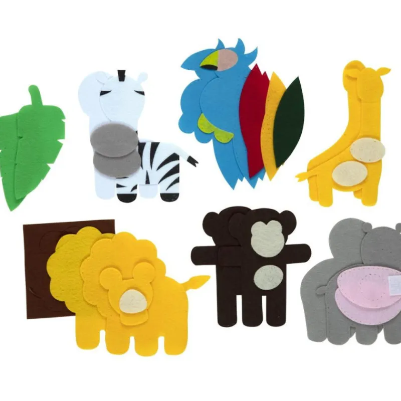 Manualidedos Maletín Crea Tus Animales De Tela> Creativos