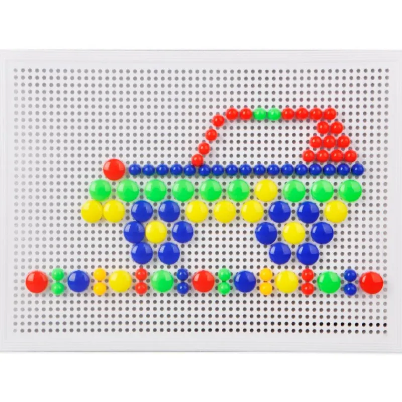 Manualidedos Mosaico Con Clavijas> Creativos