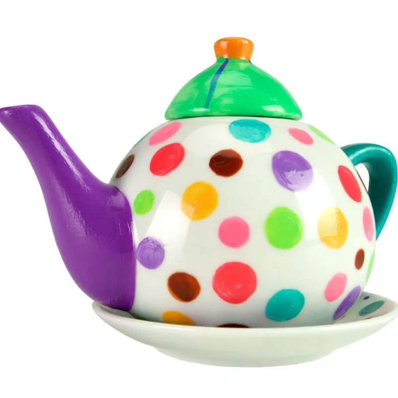 Manualidedos Pinta tu Juego de Té Cerámica> Creativos