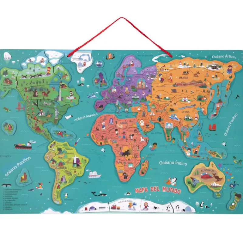Otras marcas Mapa Mundi Magnético> Juegos De Mesa|Puzzles