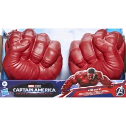 Capitan america Marvel Capitán América Puños Gamma Destructores Hulk Rojo> Disfraces Y Accesorios