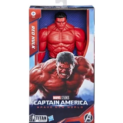 Marvel Capitán América Titan Hero Series Figura Hulk Rojo> Figuras Acción